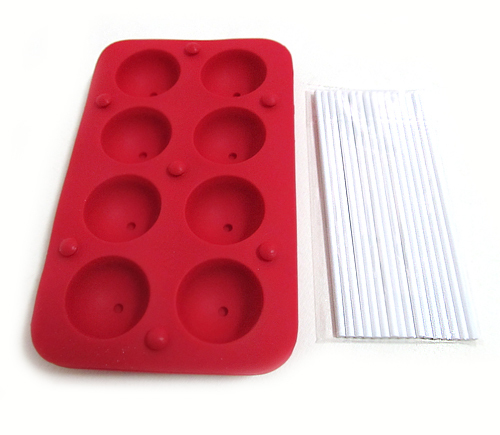 Silicone Cake Chocolate Cookie Mould Lollipop Baking Tray Pop Mold Stick Party[01010156]